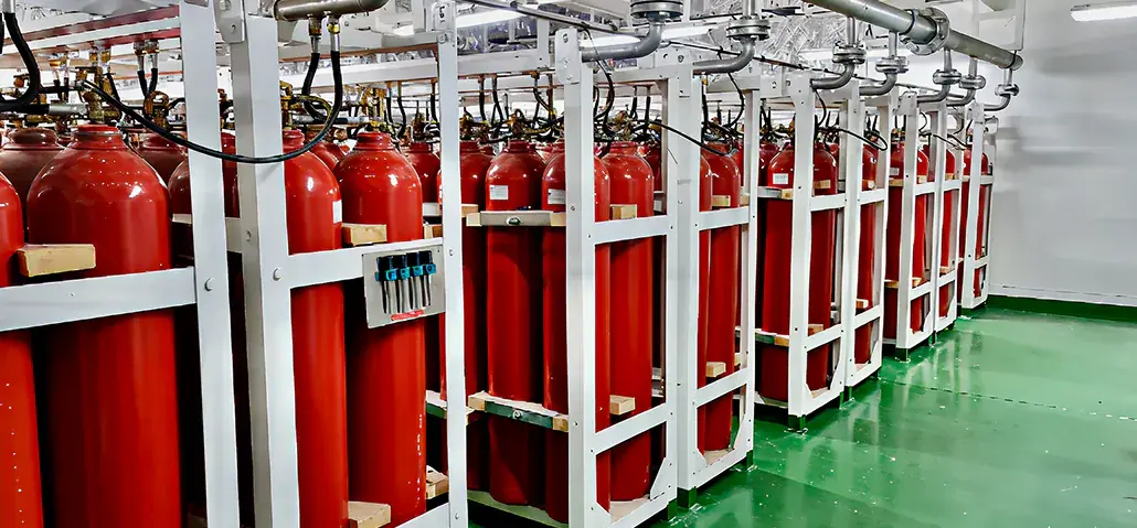 Fire fighting equipment installed onboard